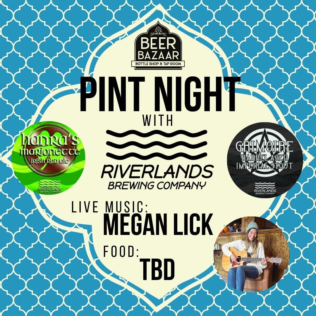Riverlands BA Grimoire Tapping & Pint Night with Megan Lick