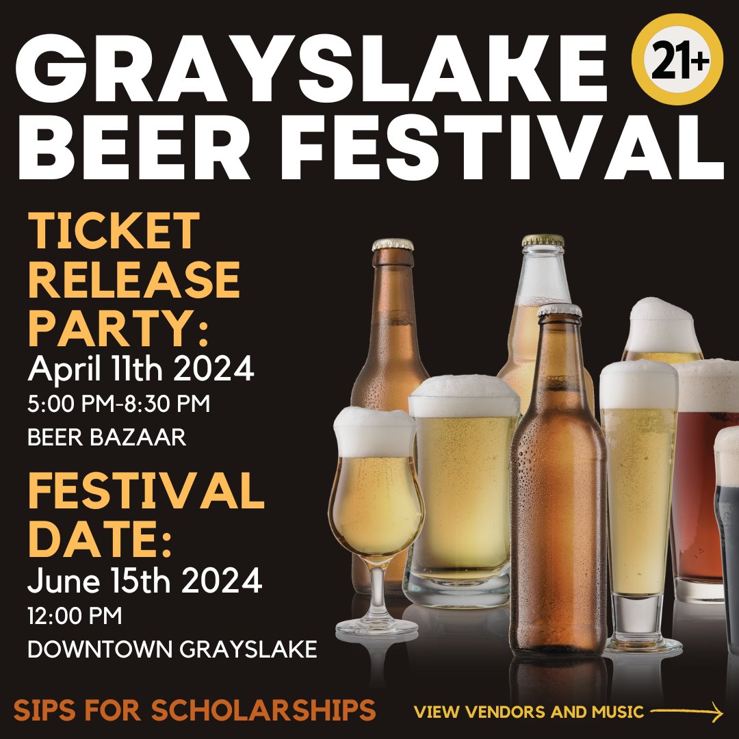 Grayslake Sips for Scholarships Beerfest!